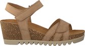 Gabor 661.1 Sandalen - Met Sleehak - Dames - Beige - Maat 40