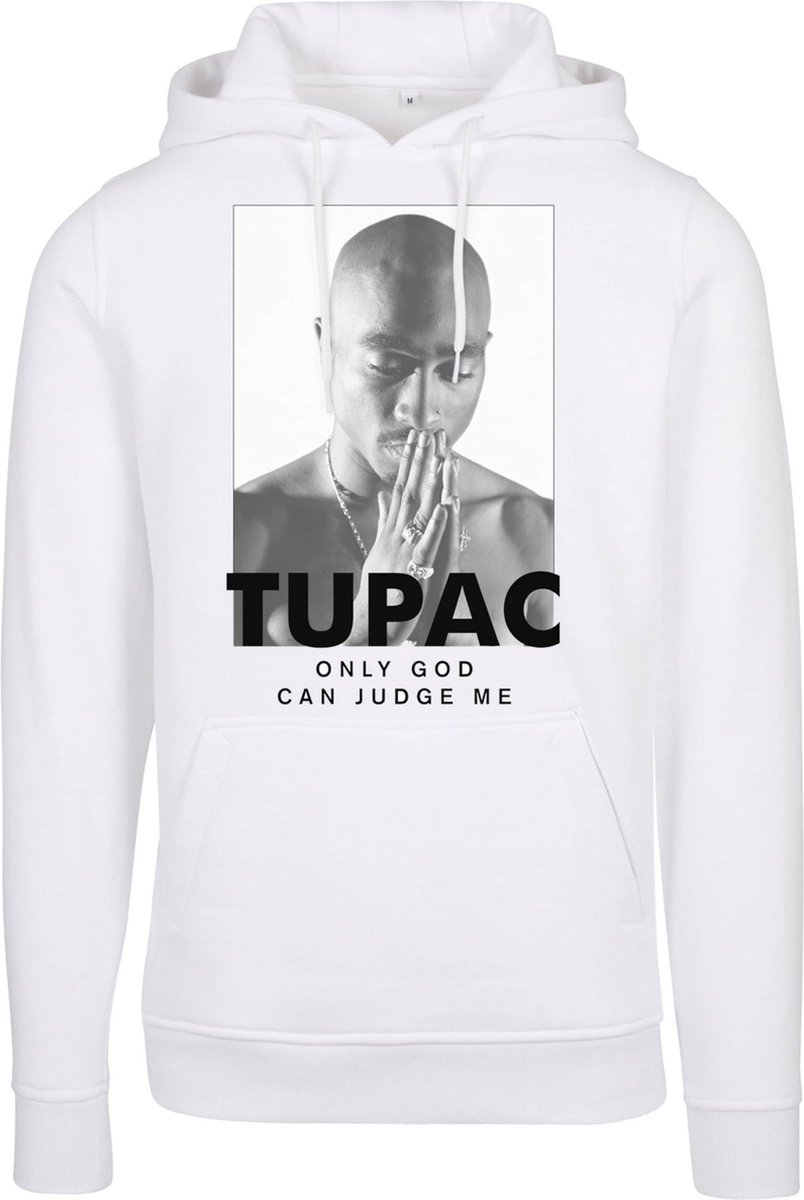 Mister Tee Tupac 2Pac Prayer Hoodie/trui M Wit