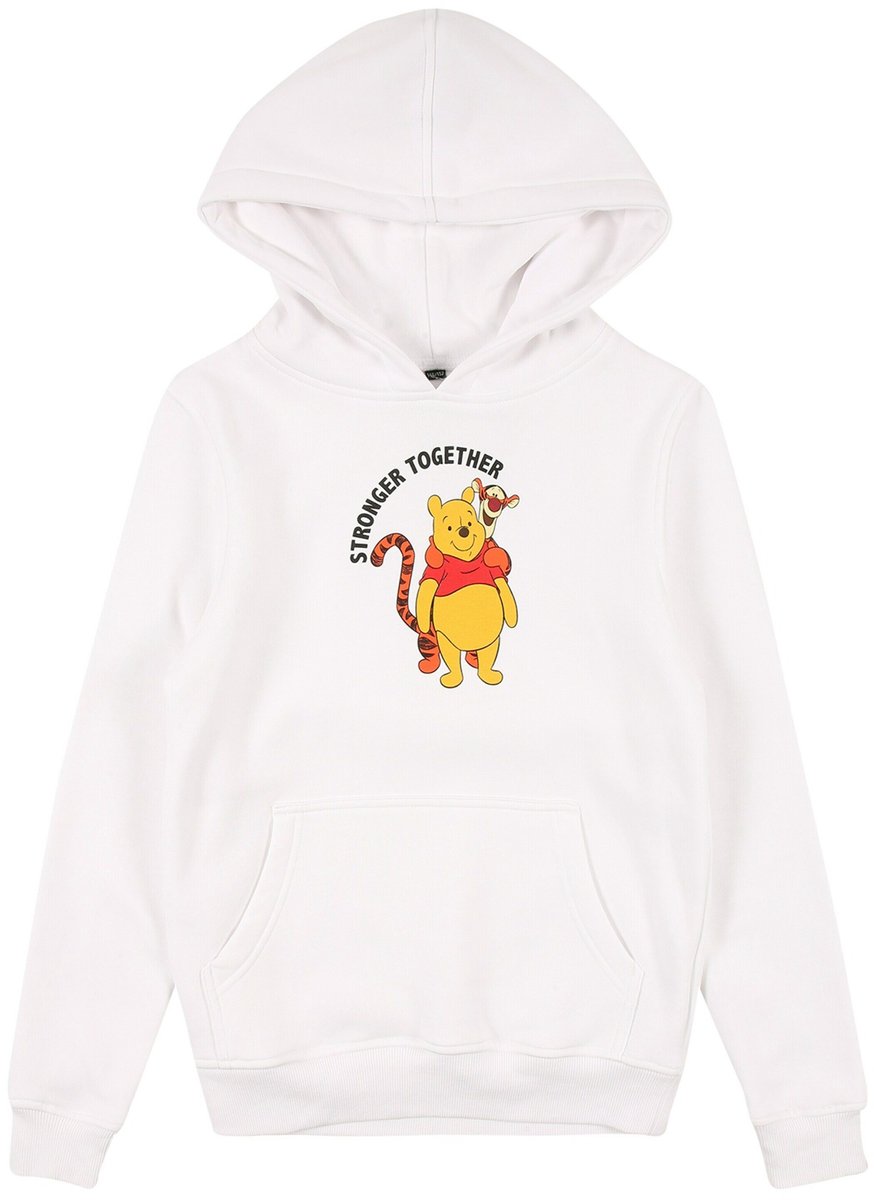 Mister Tee Winnie The Pooh Stronger Together Kinder hoodie/trui Kids 110/116 Wit