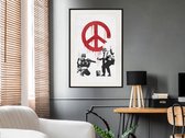 Artgeist - Schilderij - Banksy: Cnd Soldiers Ii - Multicolor - 30 X 45 Cm