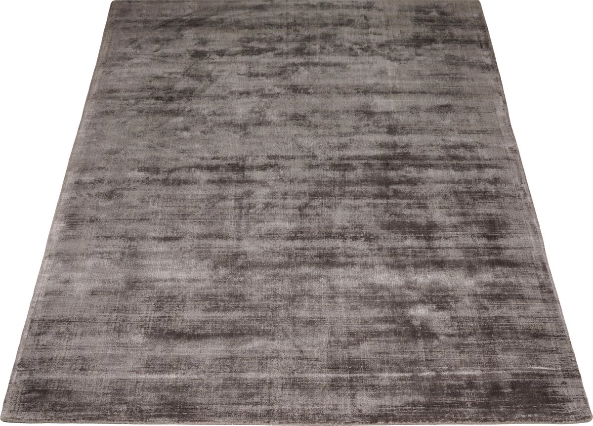 Karpet Viscose Dark Grey 200 x 280 cm | bol.com