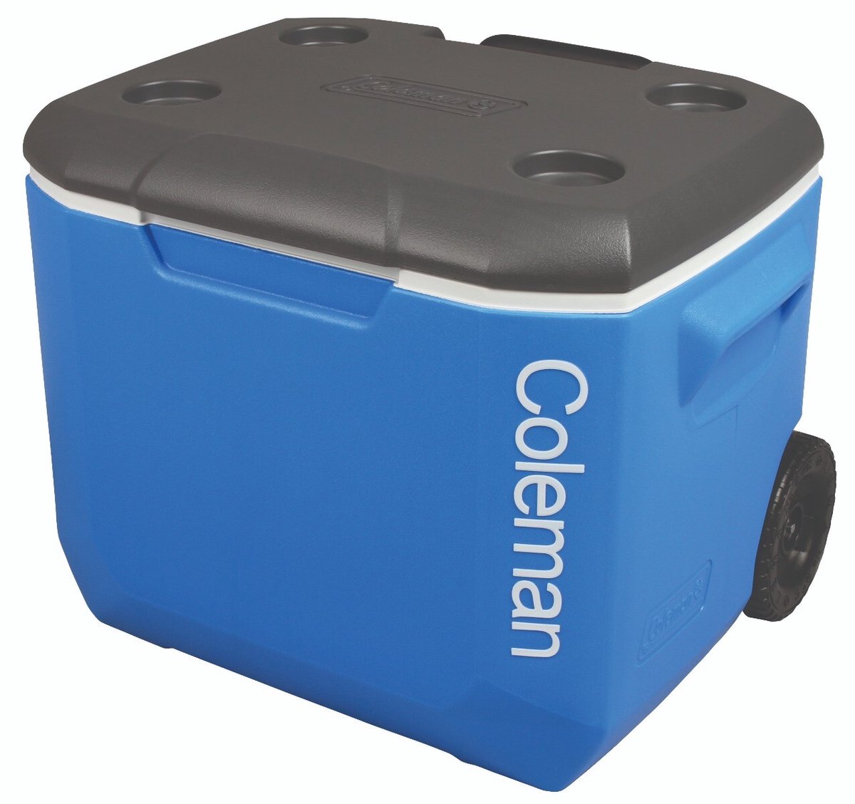 Coleman 60QT Performance Koelbox - Wielen - 56 Liter - Blauw