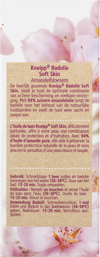 Kneipp Soft Skin - Badolie - Amandelbloesem - Droge en gevoelige huid - 100 ml