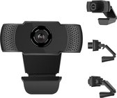 MANI webcam – Voor PC met Microfoon – 1080p – USB – 360° Draaibaar – Werk & Thuis – Windows & Mac