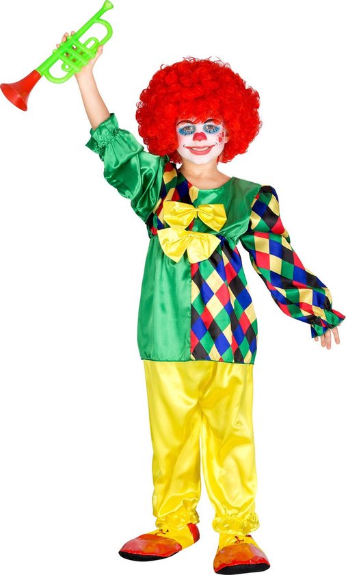 dressforfun - Meisjeskostuum Clowni Mimmi 104 (3-4y) - verkleedkleding kostuum halloween verkleden feestkleding carnavalskleding carnaval feestkledij partykleding - 300792