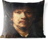 Buitenkussens - Tuin - Zelfportret - Schilderij van Rembrandt van Rijn - 60x60 cm