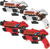Lasergame set met 4 laserpistolen - KidsTag Plus laserguns met veel extra's