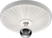 LED Plafondlamp - Plafondverlichting - Torna Corina XL - E27 Fitting - 1-lichts - Rond - Mat Wit - Gips