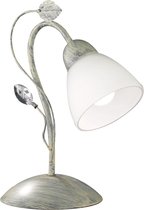 LED Tafellamp - Tafelverlichting - Trinon Trada - E14 Fitting - Rond - Antiek Grijs - Aluminium