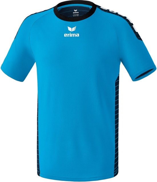 Erima Sevilla Sportshirt Curacao-Zwart Maat XL
