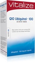 Q10 Ubiquinol 100 mg Actieve Vorm 60 capsules - Omgezette vorm van co-enzym Q10 - Door Kaneka gepatenteerde en omgezette vorm van co-enzym Q10 ubiquinon