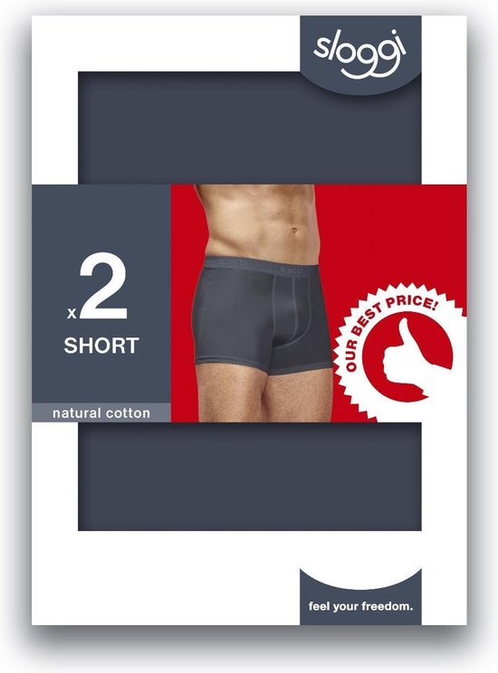 Sloggi Short 24/7 Antraciet - Maat S