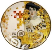 Goebel - Gustav Klimt | Sier Schoteltje Adele Bloch | Porselein - 10cm