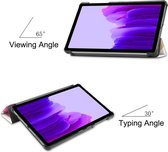 Case2go - Tablet Hoes geschikt voor Samsung Galaxy Tab A7 Lite (2021) - Tri-Fold Book Case - Blocks