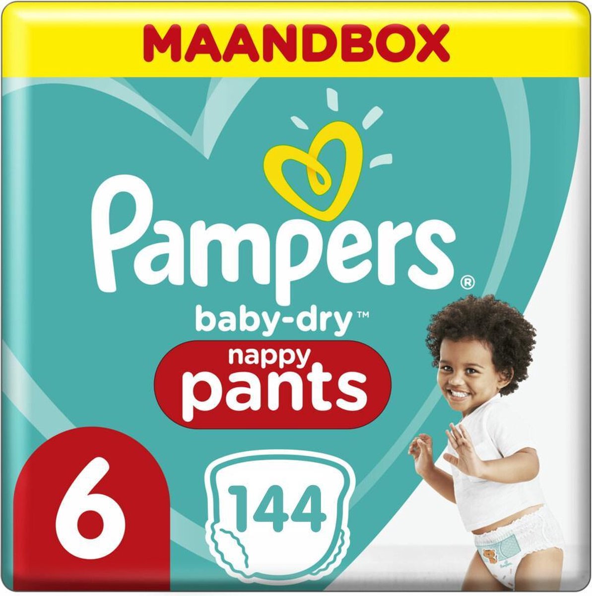 Pampers Baby Dry Pants - Maat 6 - Maandbox - 144 luierbroekjes Pampers Baby Dry Pants - Maat 6 - Maandbox - 144 luierbroekjes