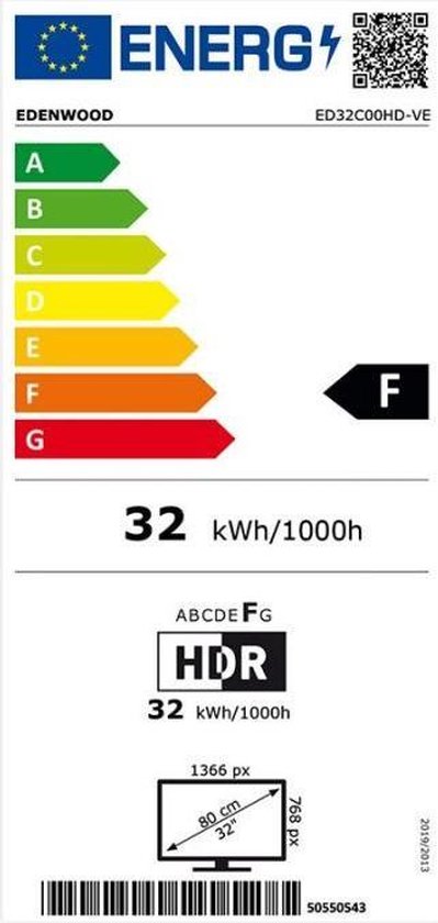Bol Com Edenwood By Electro Depot Ed32c00hd Ve 32 4k Uhd Smart Tv Wifi Android Tv