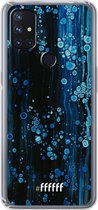 6F hoesje - geschikt voor OnePlus Nord N10 5G -  Transparant TPU Case - Bubbling Blues #ffffff