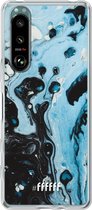 6F hoesje - geschikt voor Sony Xperia 5 III -  Transparant TPU Case - Melted Opal #ffffff