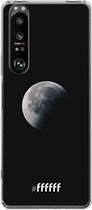 6F hoesje - geschikt voor Sony Xperia 1 III -  Transparant TPU Case - Moon Night #ffffff