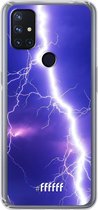 6F hoesje - geschikt voor OnePlus Nord N10 5G -  Transparant TPU Case - Thunderbolt #ffffff