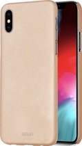 MH by Azuri metallic cover with soft touch coating - goud - voor iPhone Xs Max