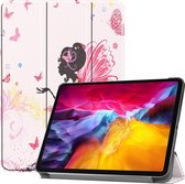 Apple iPad Pro 11 (2021) Hoes - Mobigear - Tri-Fold Serie - Kunstlederen Bookcase - Elf - Hoes Geschikt Voor Apple iPad Pro 11 (2021)