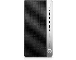 HP ProDesk 600 G5 9500 Micro Tower Intel® Core™ i5 8 GB DDR4-SDRAM 256 GB SSD Windows 10 Pro PC Zwart