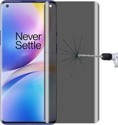 Voor OnePlus 8 Pro 0,3 mm 9H oppervlaktehardheid 3D gebogen oppervlak Privacyglasfilm