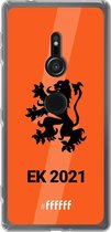 6F hoesje - geschikt voor Sony Xperia XZ2 -  Transparant TPU Case - Nederlands Elftal - EK 2021 #ffffff