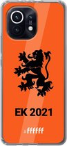 6F hoesje - geschikt voor Xiaomi Mi 11 -  Transparant TPU Case - Nederlands Elftal - EK 2021 #ffffff