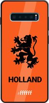 Samsung Galaxy S10 Plus Hoesje TPU Case - Nederlands Elftal - Holland #ffffff