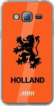 Samsung Galaxy J3 (2016) Hoesje Transparant TPU Case - Nederlands Elftal - Holland #ffffff