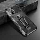Voor Redmi Note 10 Pro / Note 10 Pro Max Armor Warrior schokbestendige pc + TPU beschermhoes (zwart)