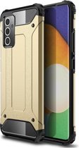 Voor Samsung Galaxy A82 5G Magic Armor TPU + PC combinatiebehuizing (goud)
