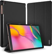 Voor Samsung Galaxy Tab A 10.1 (2019) DUX DUCIS Domo-serie Horizontale flip magnetische PU lederen tas met 3-vouwbare houder (zwart)