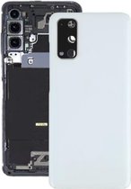 Batterij-achterklep met cameralensafdekking voor Samsung Galaxy S20 (wit)