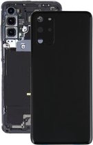 Batterij-achterklep met cameralensafdekking voor Samsung Galaxy S20 + (zwart)