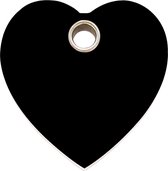 Heart I plastic dierenpenning large/groot 3,8 cm x 3,8 cm RedDingo