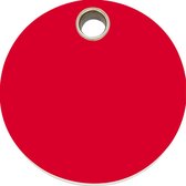 Circle III plastic dierenpenning large/groot dia. 3,8 cm RedDingo