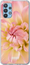 6F hoesje - geschikt voor Samsung Galaxy A32 4G -  Transparant TPU Case - Pink Petals #ffffff