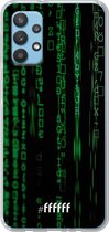 6F hoesje - geschikt voor Samsung Galaxy A32 4G -  Transparant TPU Case - Hacking The Matrix #ffffff