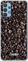 6F hoesje - geschikt voor Samsung Galaxy A32 4G -  Transparant TPU Case - Dark Roast #ffffff