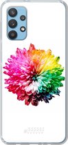 6F hoesje - geschikt voor Samsung Galaxy A32 4G -  Transparant TPU Case - Rainbow Pompon #ffffff