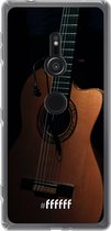 6F hoesje - geschikt voor Sony Xperia XZ2 -  Transparant TPU Case - Guitar #ffffff