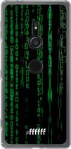 6F hoesje - geschikt voor Sony Xperia XZ2 -  Transparant TPU Case - Hacking The Matrix #ffffff