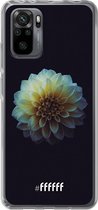 6F hoesje - geschikt voor Xiaomi Redmi Note 10 Pro -  Transparant TPU Case - Just a Perfect Flower #ffffff