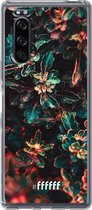 Sony Xperia 5 II Hoesje Transparant TPU Case - Ornament #ffffff