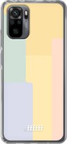 6F hoesje - geschikt voor Xiaomi Redmi Note 10 Pro -  Transparant TPU Case - Springtime Palette #ffffff