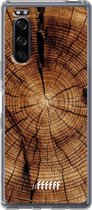 Sony Xperia 5 II Hoesje Transparant TPU Case - Tree Rings #ffffff