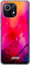 6F hoesje - geschikt voor Xiaomi Mi 11 -  Transparant TPU Case - Colour Bokeh #ffffff